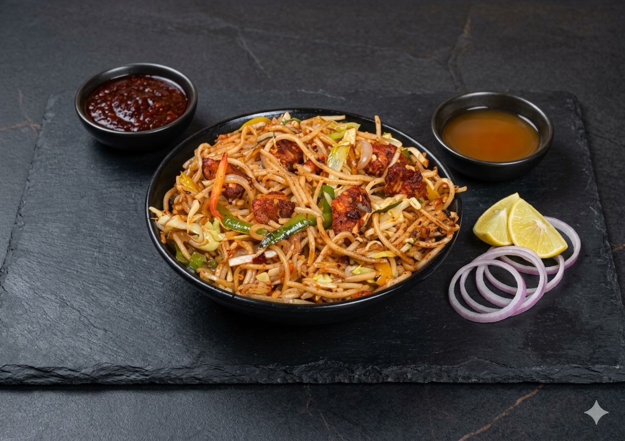 Veg Manchuria Noodles